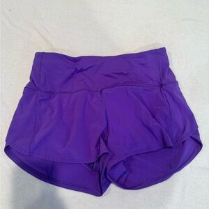 Lululemon Athletica Vibrant Purple Athletic Shorts